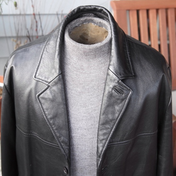 DKNY Leather Jacket - Picture 4 of 15